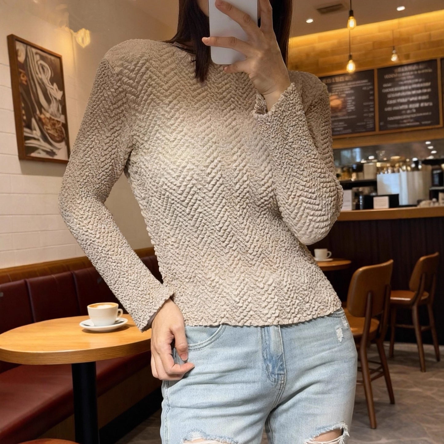 Women's Shirt Slim Fit Fashionable Slimming Autumn Fashion Blouses