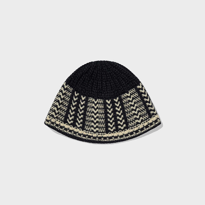 Women's Jacquard Wool Early Autumn Warm Soft Glutinous Style Knitwear