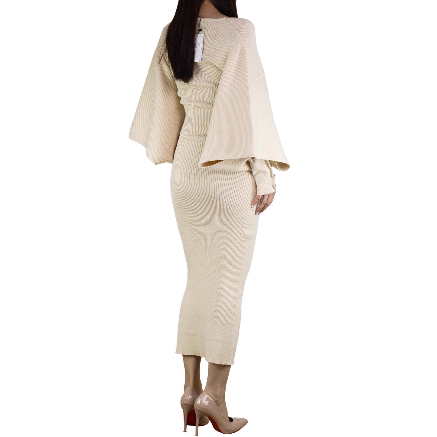 Women's Sexy Knitted Dress Large Slim Knit Dresses