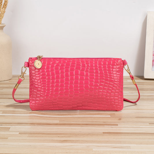 Crocodile Pattern Clutch Mini Female Mobile Crossbody Bags