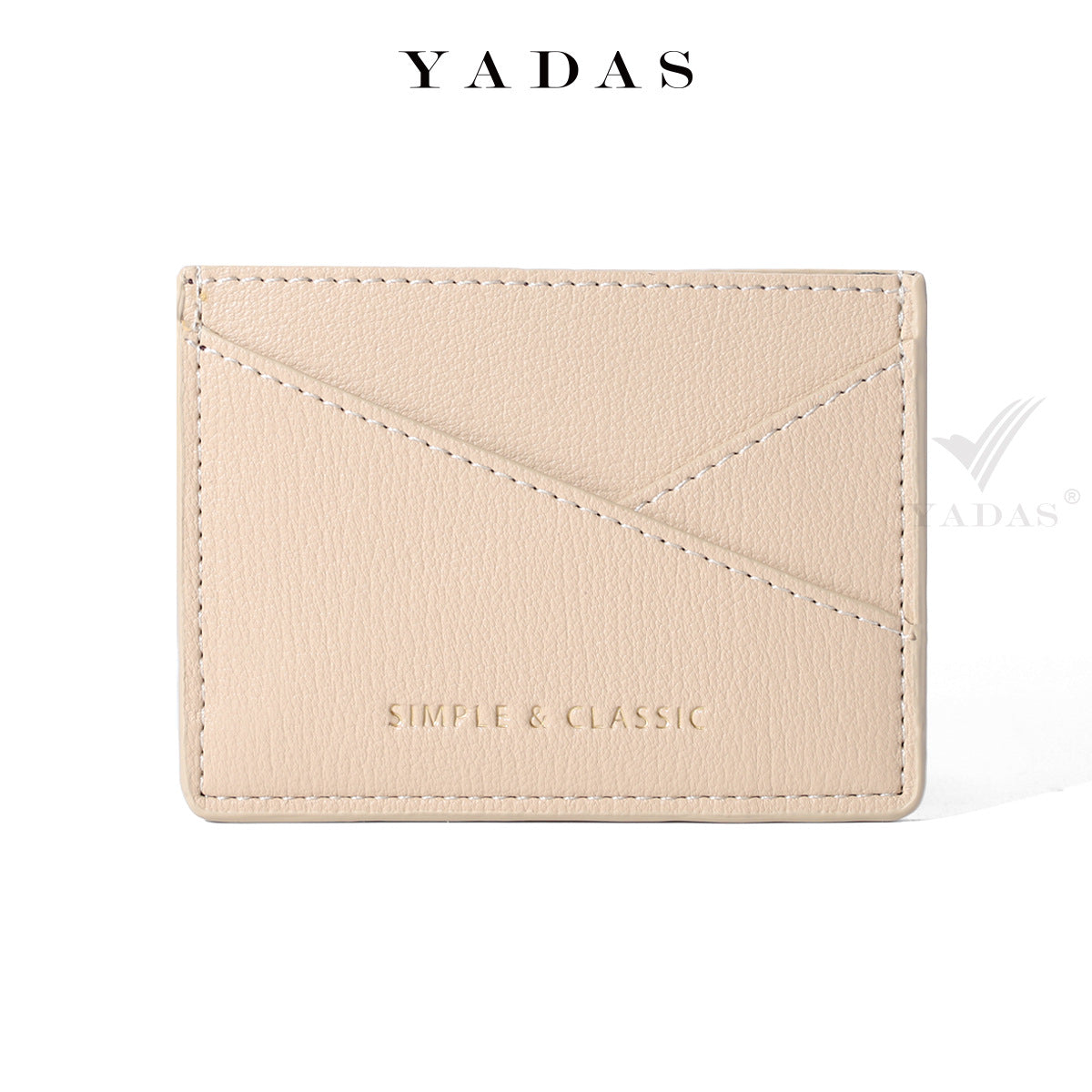 Zipper Oblique Position Design Simple Fashion Card Holder