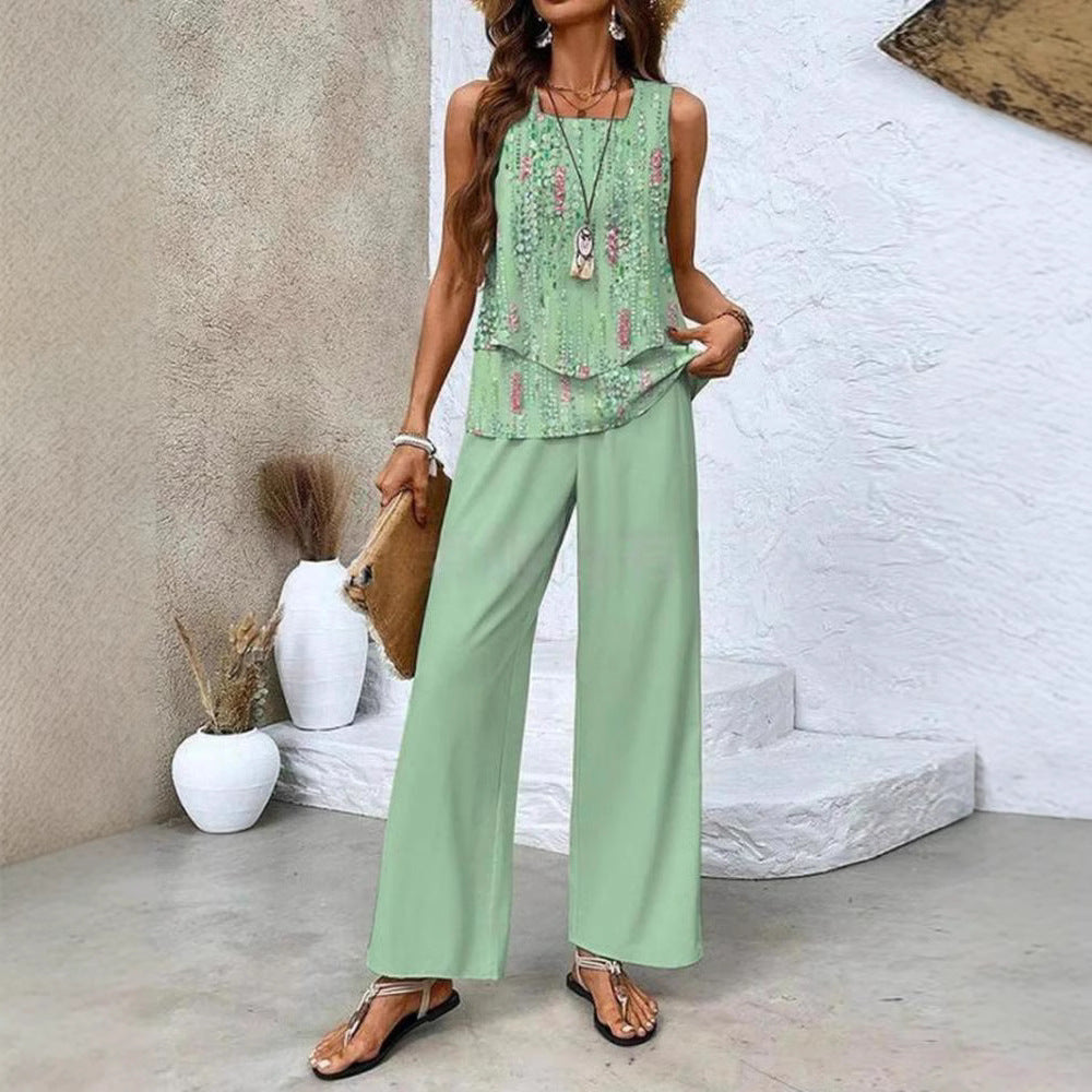 Pretty Durable Beautiful Casual Women's Sleeveless Fashion Casual Suit