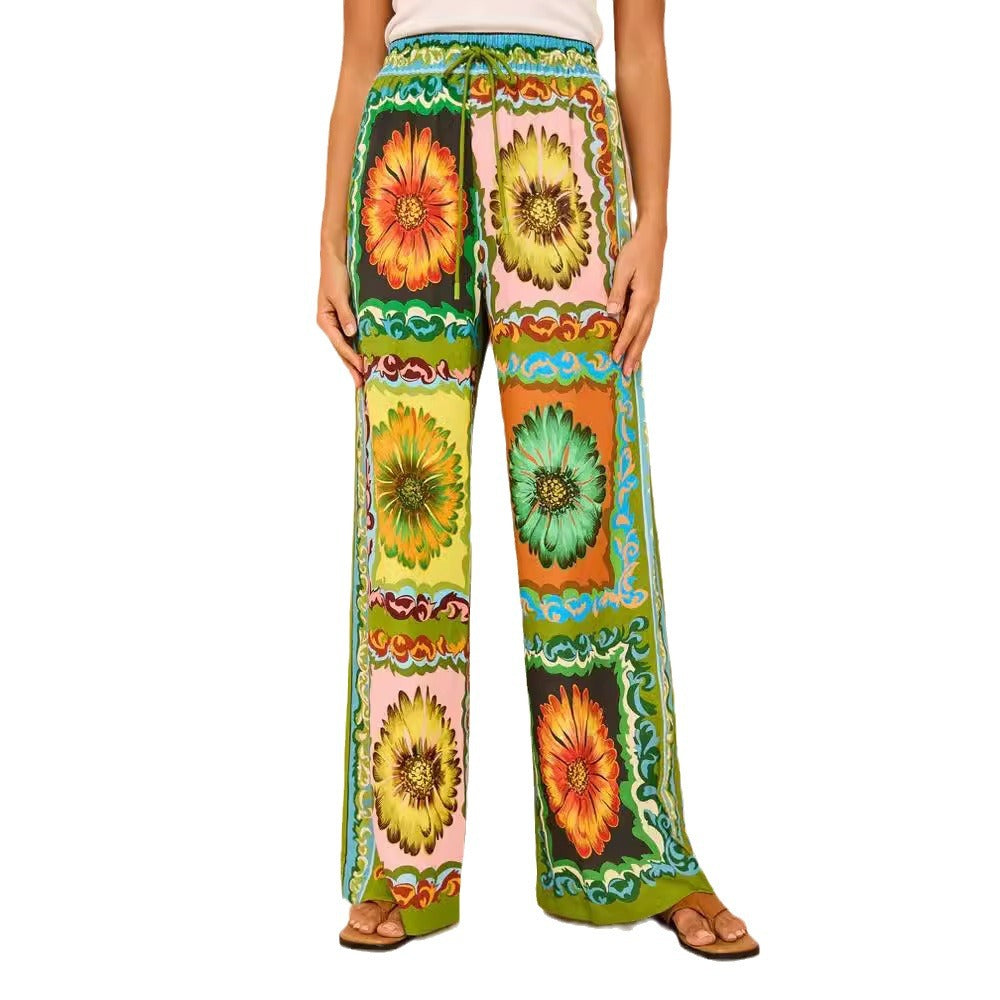 Fashion Personalized Printed Sleeve Vacation Leisure Suits