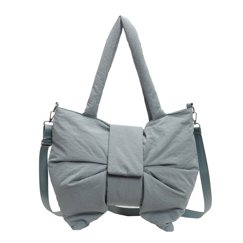 Korean Style Personalized Bow Cloth Canvas Crossbody Bags