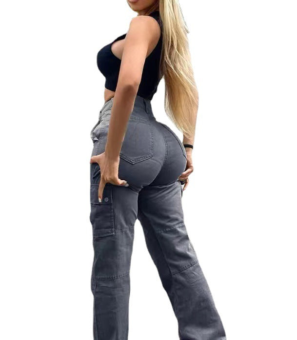 Women's High Waist Stretch Hip Trendy Wild Jeans