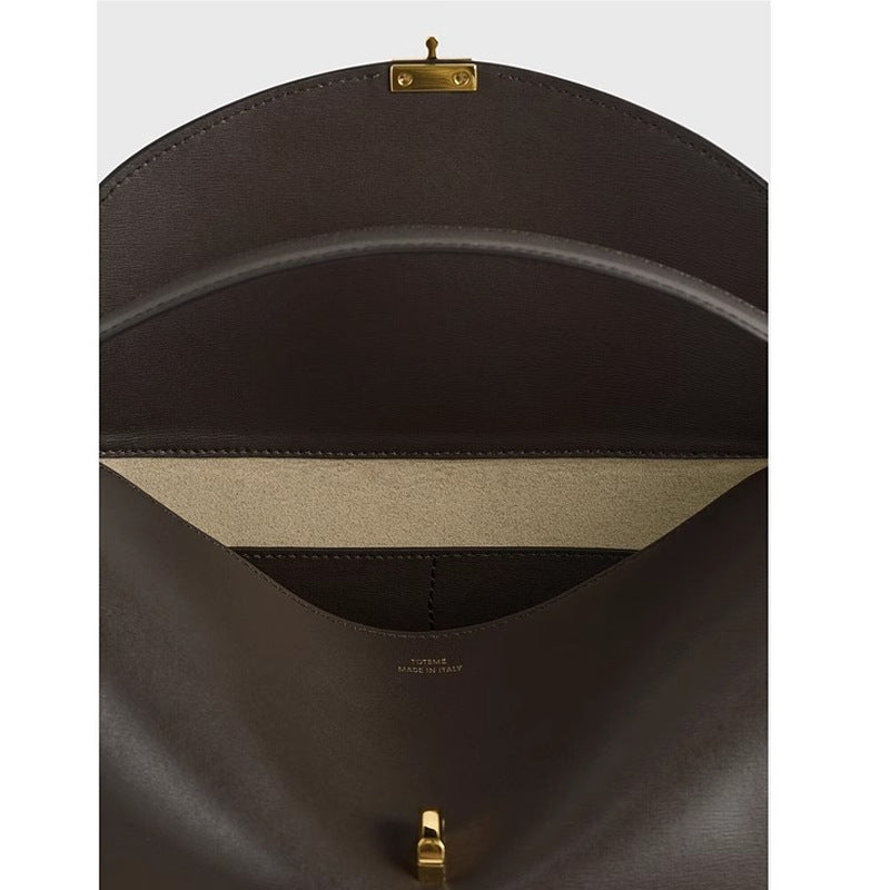 Popular Innovative Shape Texture Leather Clutch Lock