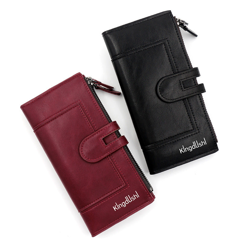 Women's Long Stylish Versatile Practical Clutch Mobile Ladies Wallets