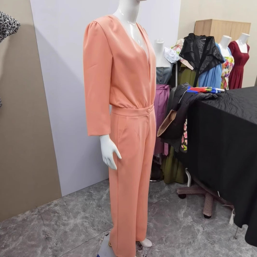 Women's Summer Fashion Temperament Slimming Casual Women's Jumpsuit/clothing