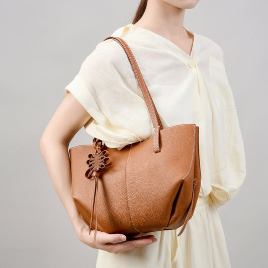 Women's Underarm Commuter High-grade Large Capacity First Tote Bags