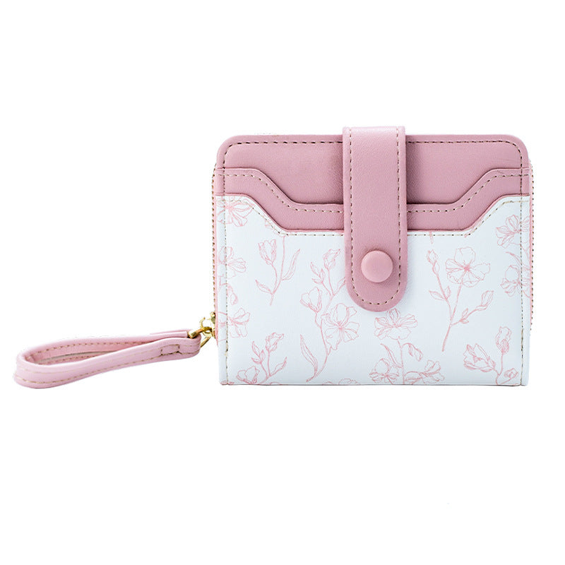 Women's Romantic Style National Fashion Floral Large Ladies Wallets