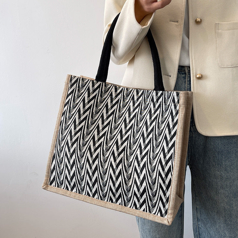 Large Capacity Canvas Class Commuter Fashion Tote Bags