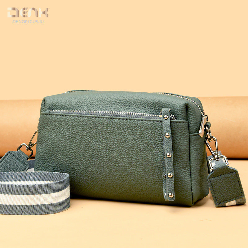 Beautiful Women's Trendy Layer Cowhide Soft Bags