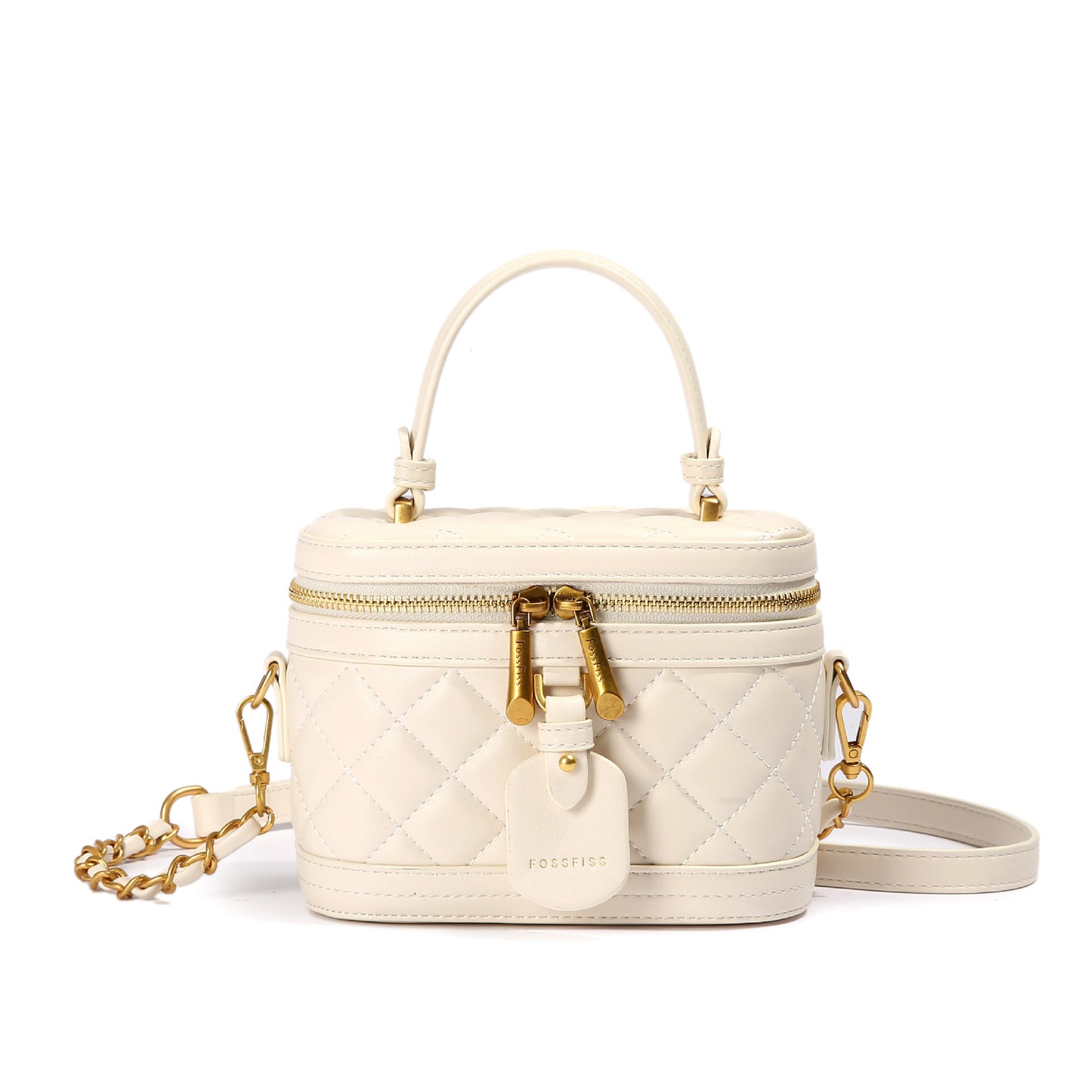 Women's Pure White High-grade Portable Niche Bags