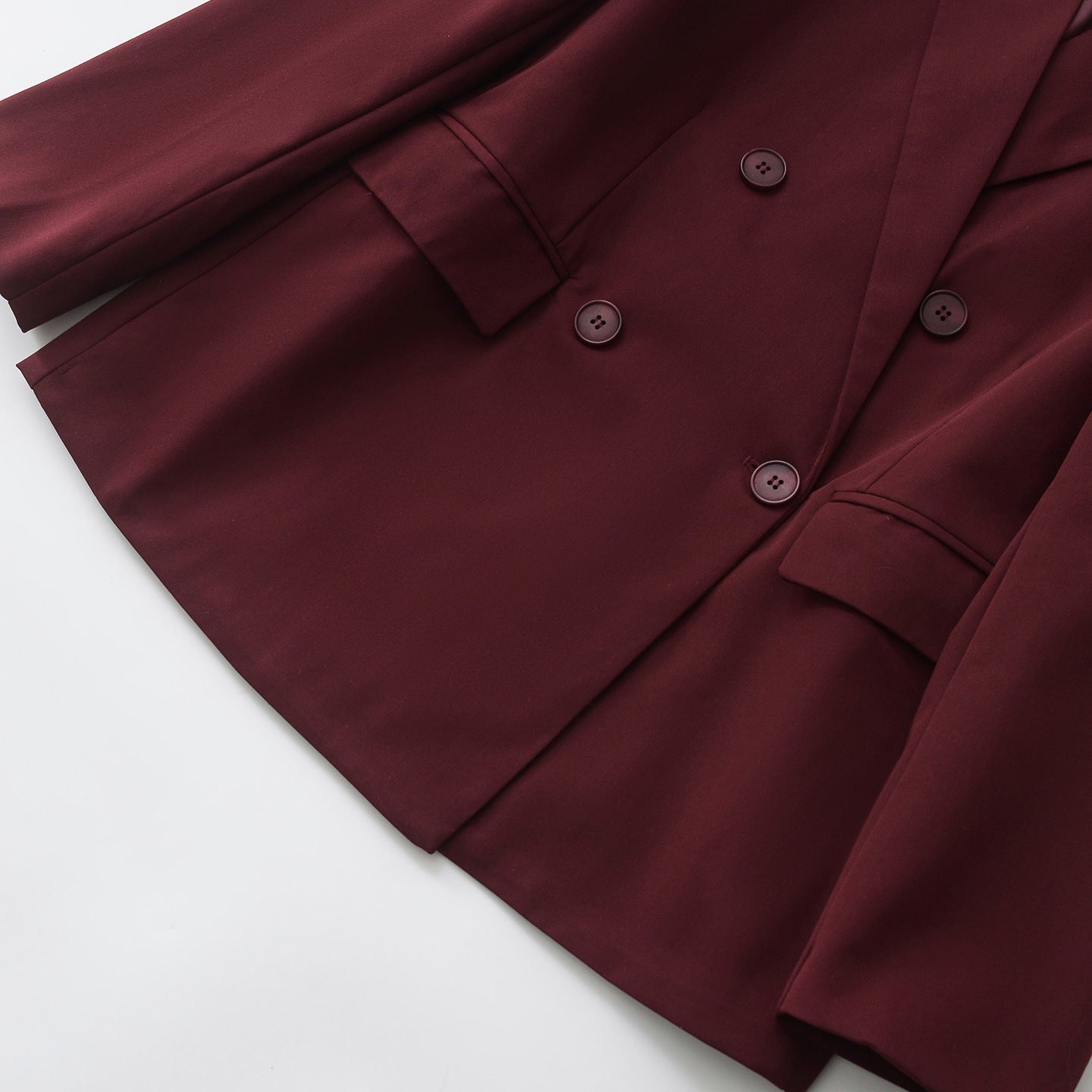 Women's Homemade Classic Simple Texture Double Breasted Blazers