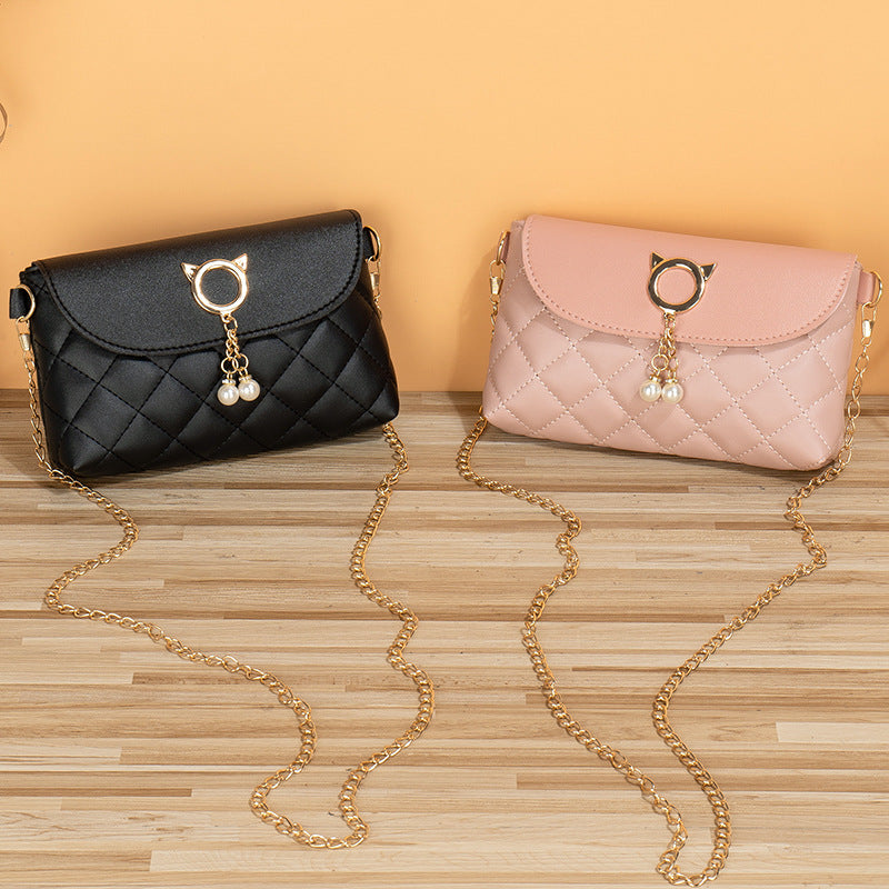 Charming Glamorous Fashion Simple Pearl Embroidered Crossbody Bags