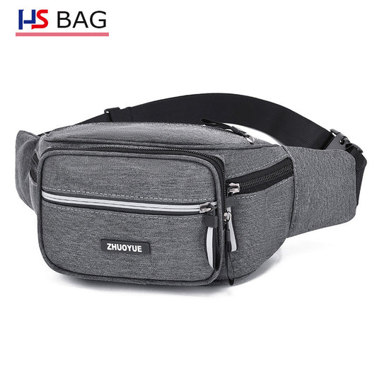 Korean Style Waterproof Oxford Cloth Stall Supermarket Large Men's Waist Packs