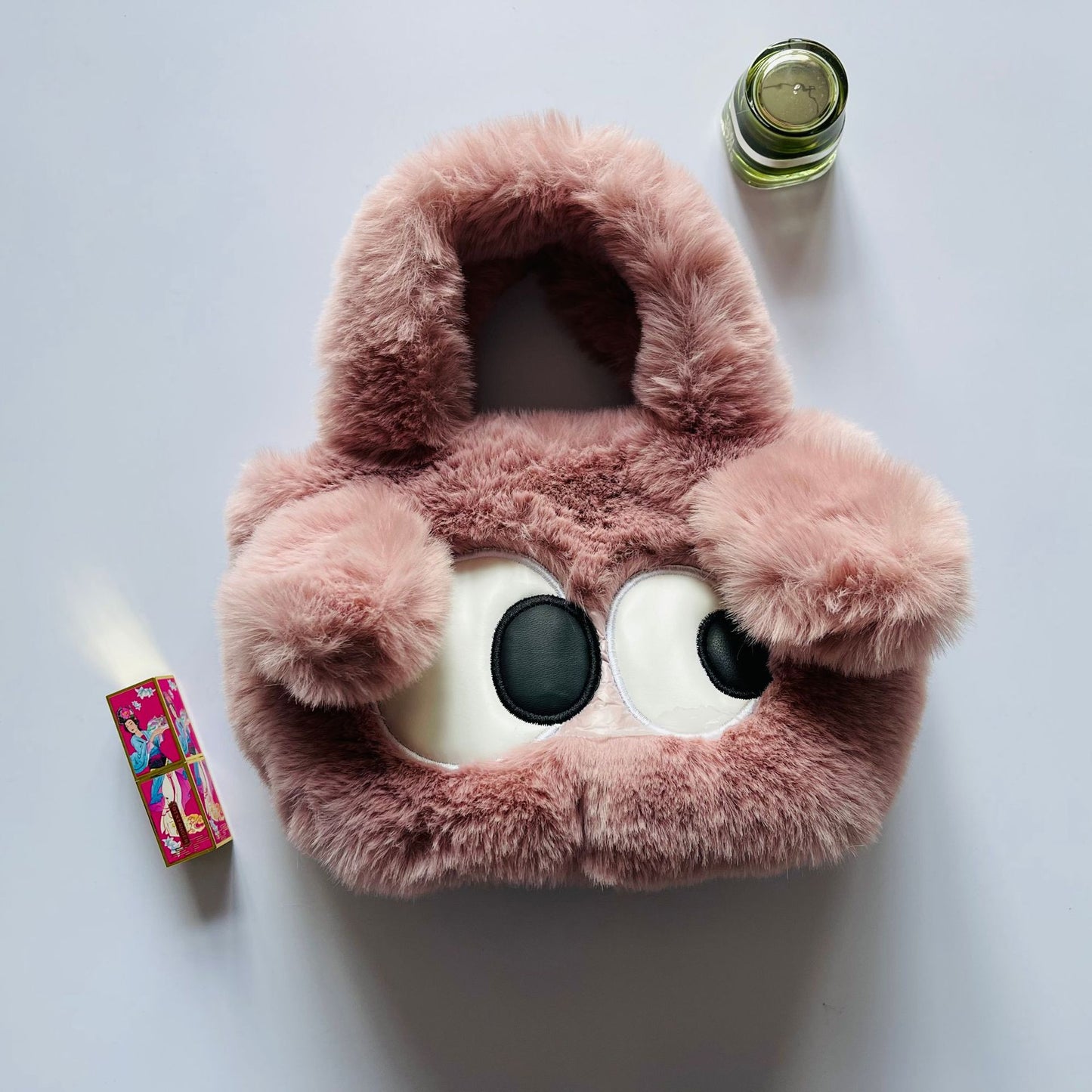 Plush Cute Big Eyes Puppy Oblique Handbags