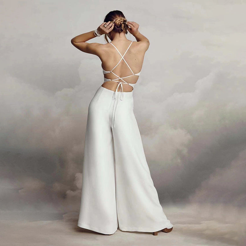 Graceful Sleeveless Brace Skinny Sheath Backless Dress