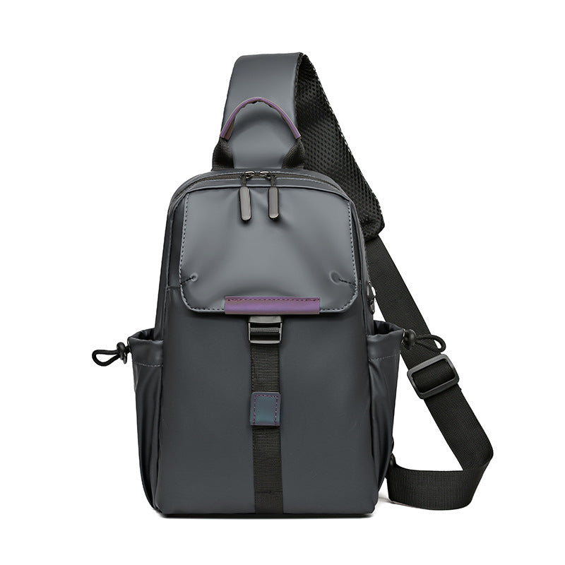 Men's Graceful Classic Trendy Leisure Waterproof Men's Chest Bags