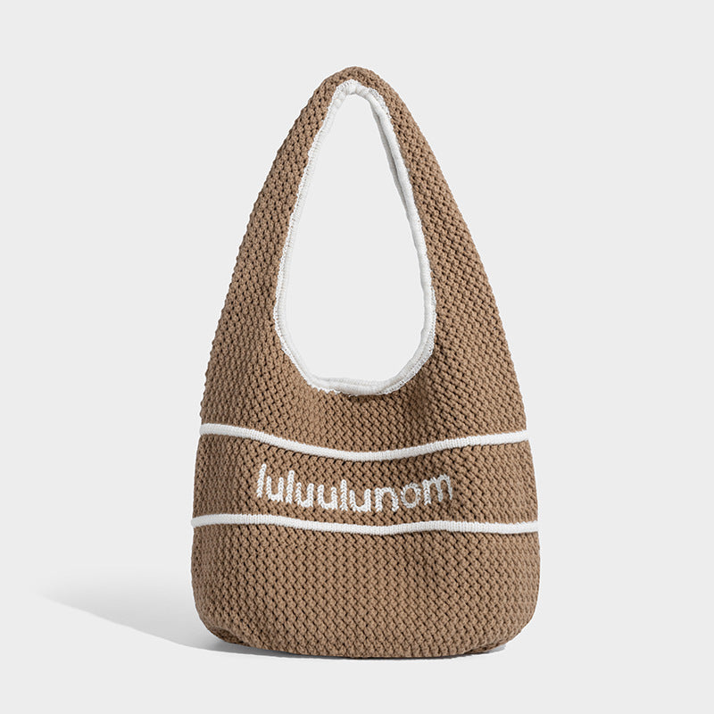 Women's Versatile Chain Dopamine Woven Underarm Shoulder Bags