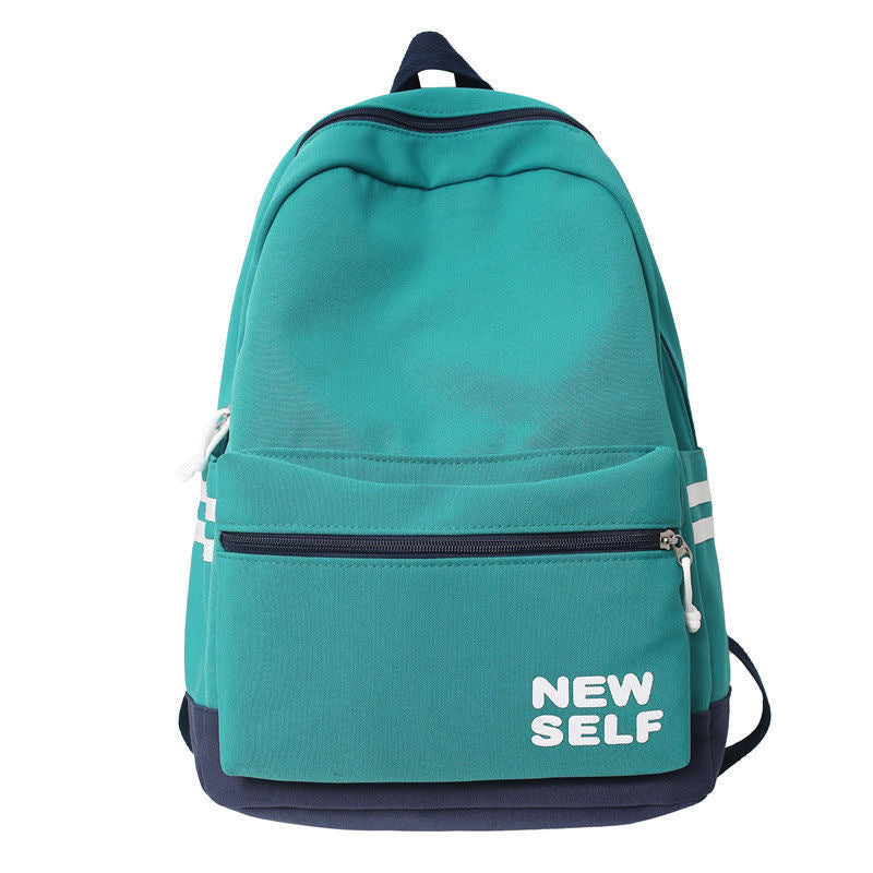 Women's Summer Korean Style Simple Junior Large Backpacks