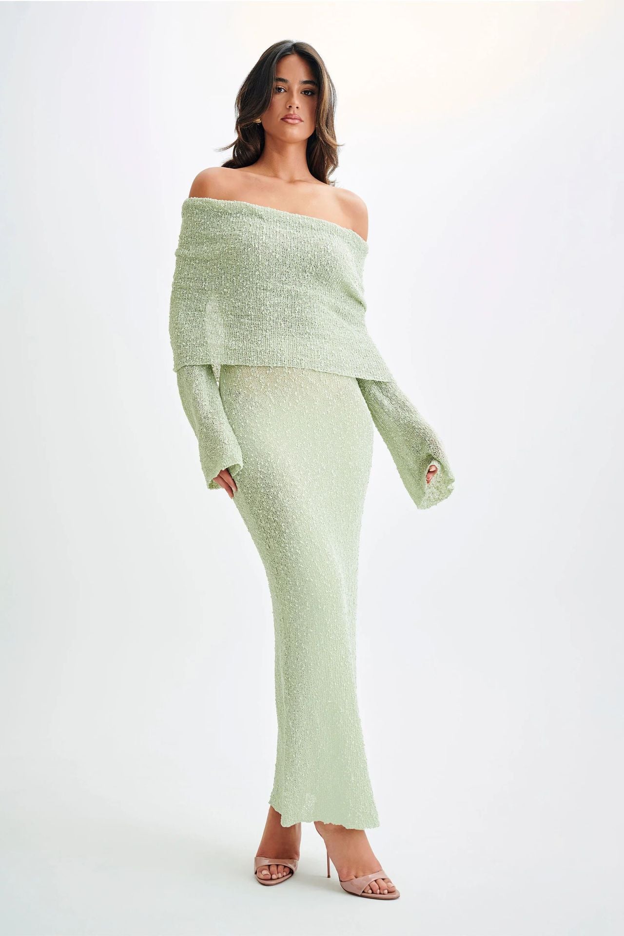 Beach Vacation Cover-up Slimming Flared Sleeves Dresses