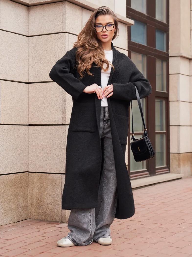 Women's Knitted Idle Style Long Below The Sweaters