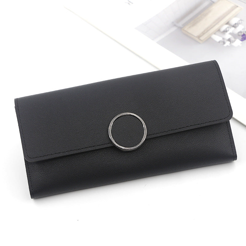 Women's Long Korean Style Simple Clutch Ladies Wallets