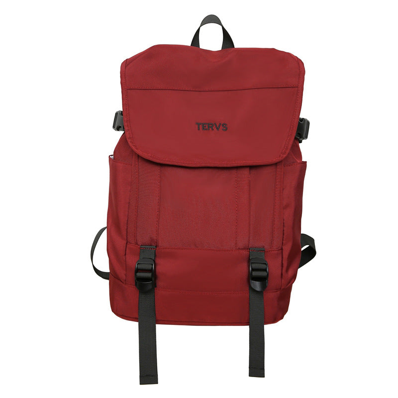 Men's Flip Large Capacity Contrast Color College Backpacks