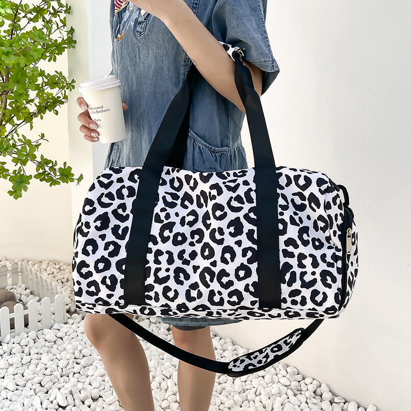 Short Trip Large Capacity Cows Pattern Travel Bags