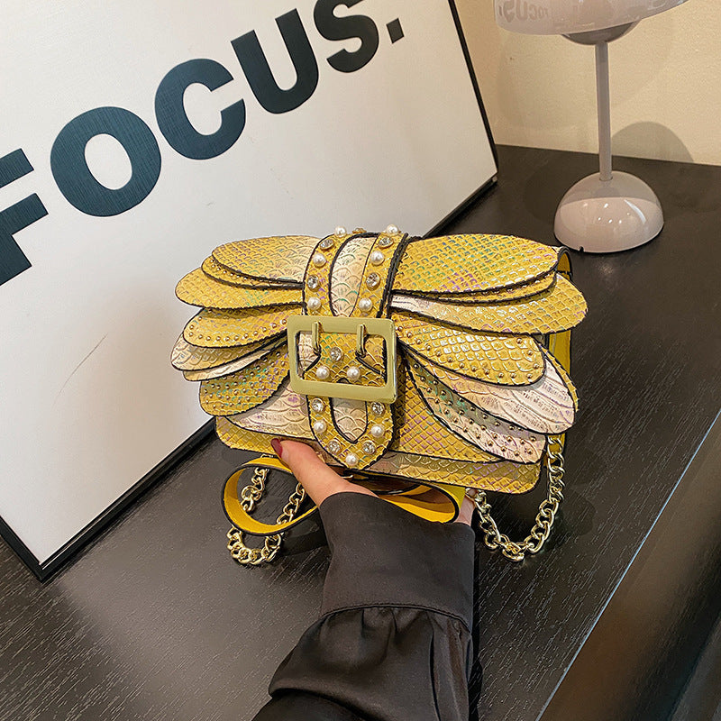 New Women's Vintage Chain Snake Pattern Bags