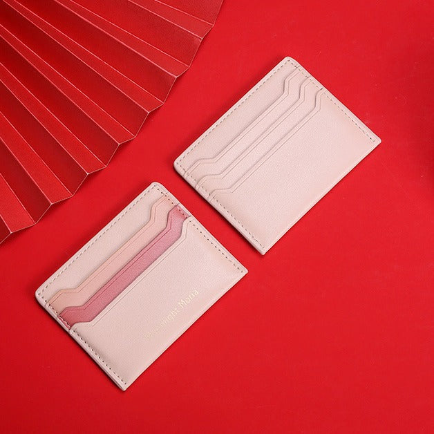 Women's Exquisite Simple Fashion One-piece Good-looking Clamp Card Holder