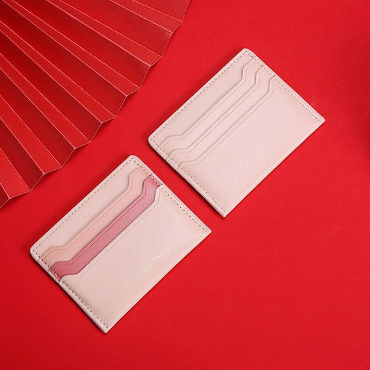 Women's Exquisite Simple Fashion One-piece Good-looking Clamp Card Holder