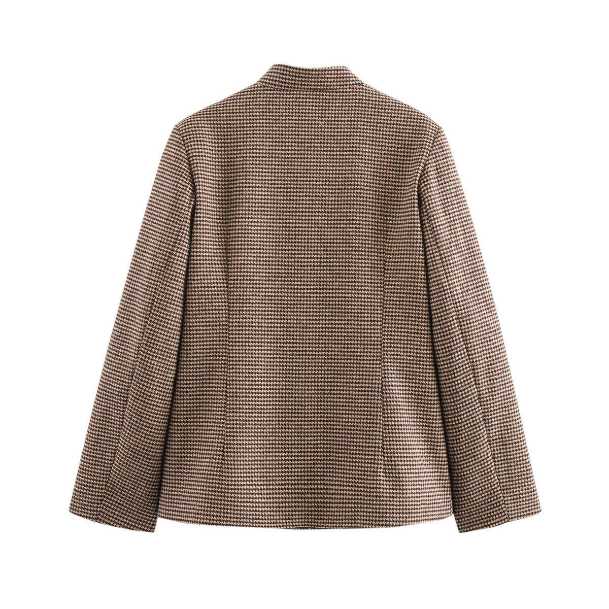 Spring Stand Collar Flip Pocket Casual Blazers