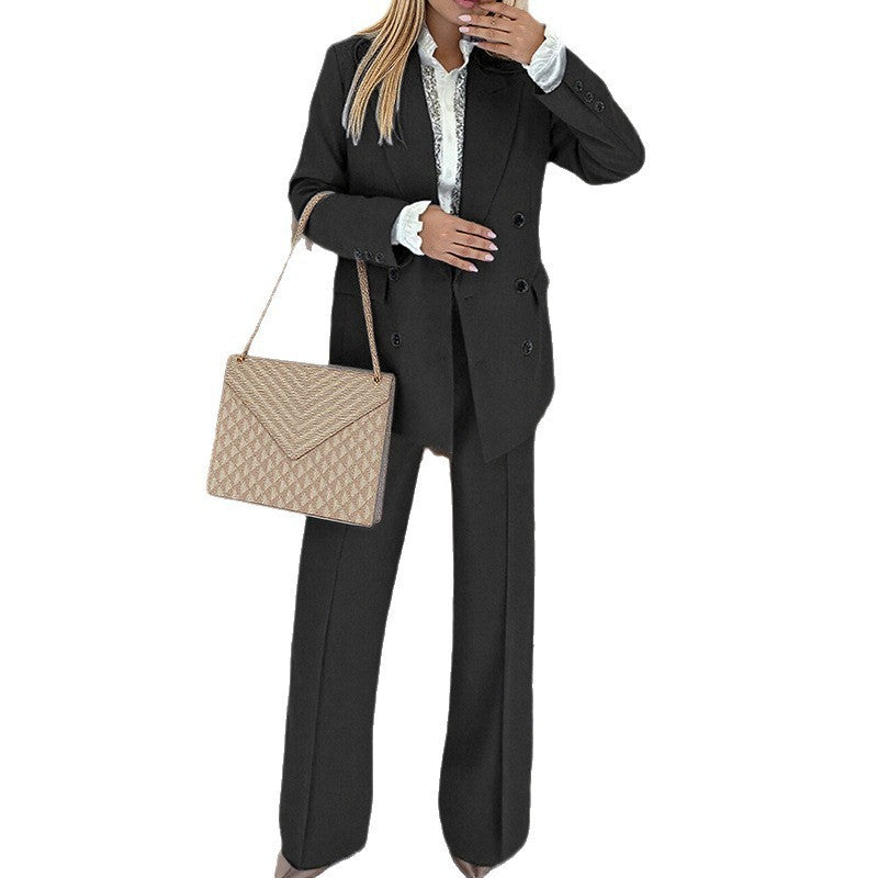 Women's Elegant Small Trousers Two-piece Set Fashion Casual Suit