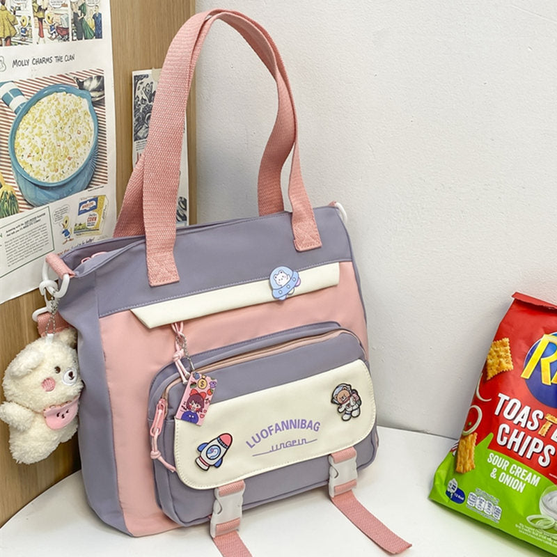 Female Mori Durable Junior High Large Middle School Students' Schoolbags