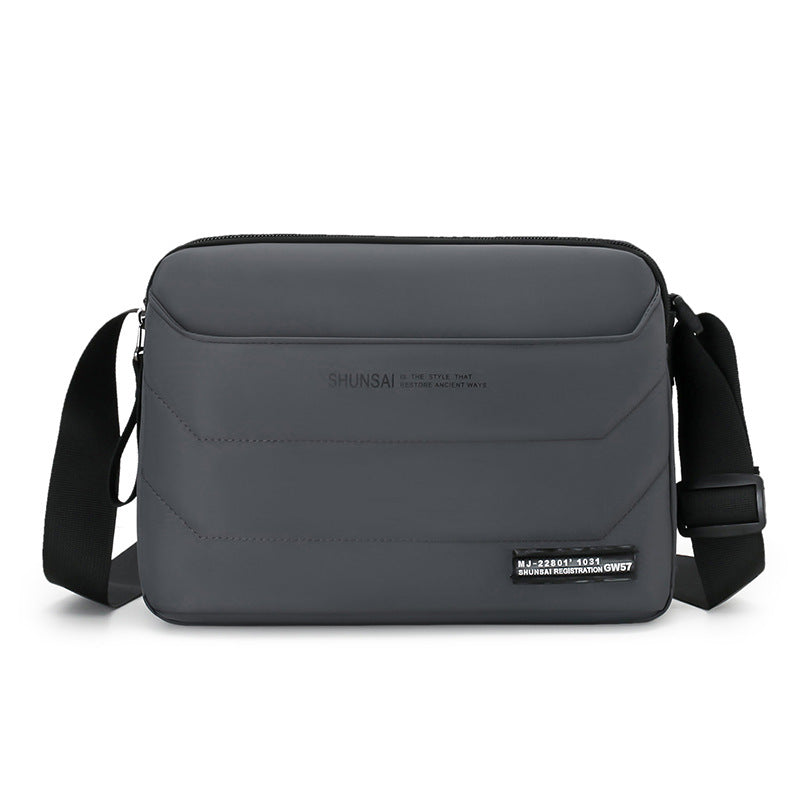Men's Fashion Solid Color Simple Lightweight Men's Shoulder Bags