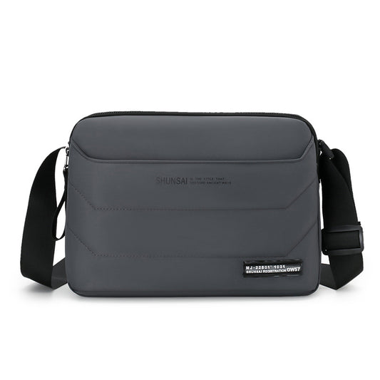 Men's Fashion Solid Color Simple Lightweight Men's Shoulder Bags
