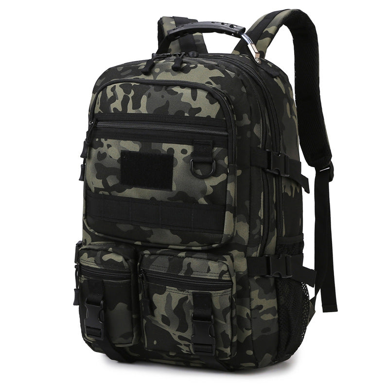 Men's Waterproof Expansion Computer College Book Combat Sports Backpacks