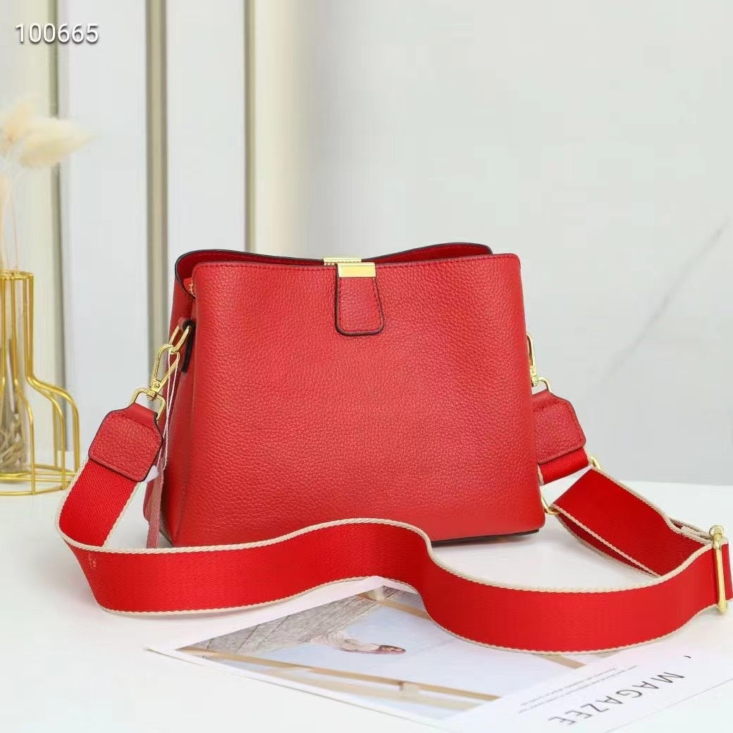Women's Cattle Leather Trendy Commute Genuine Bags