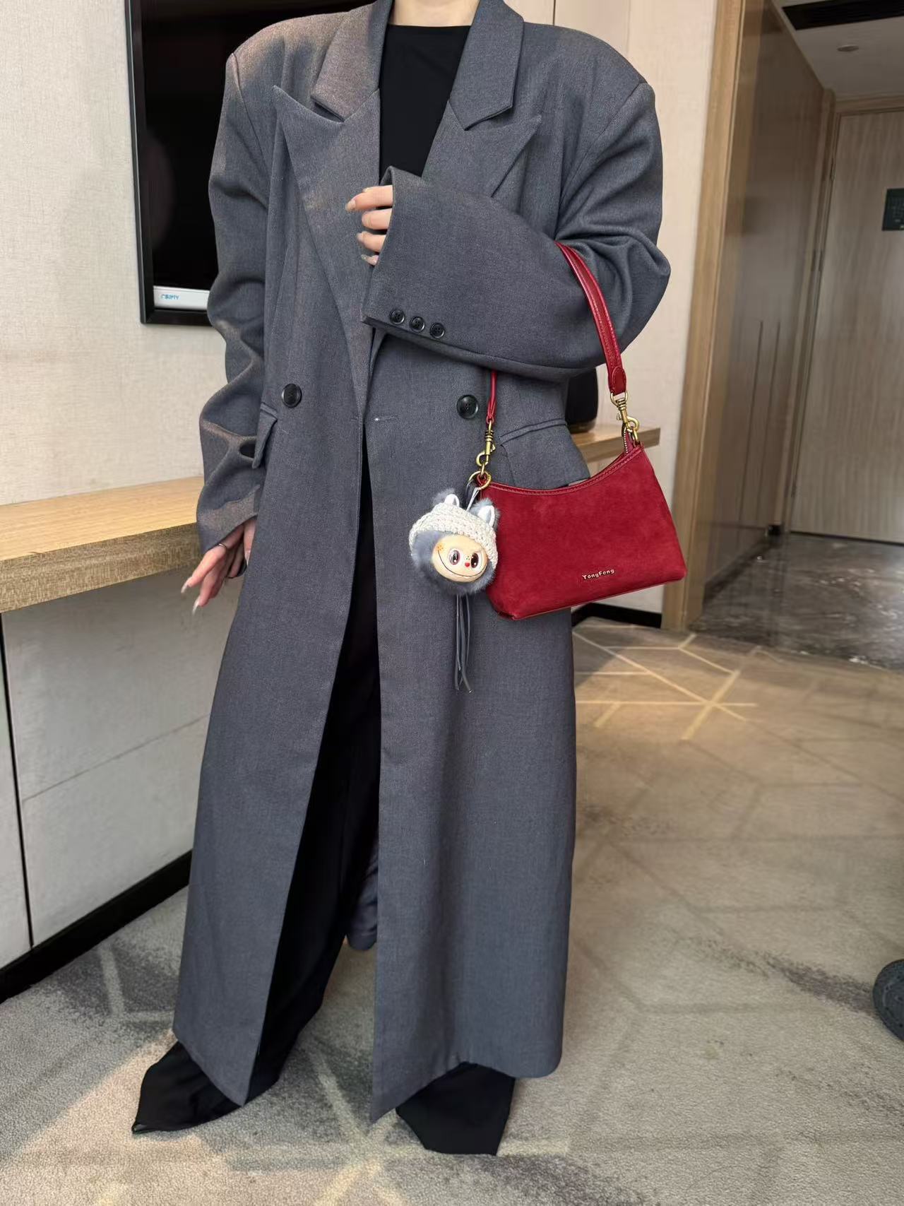 Women's Retro Frosted Leather Vegetable Basket Chain Bags