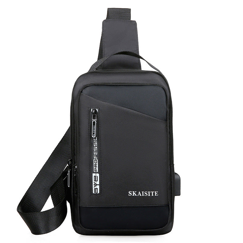 Men's New Oxford Cloth Fashion Korean Men's Chest Bags