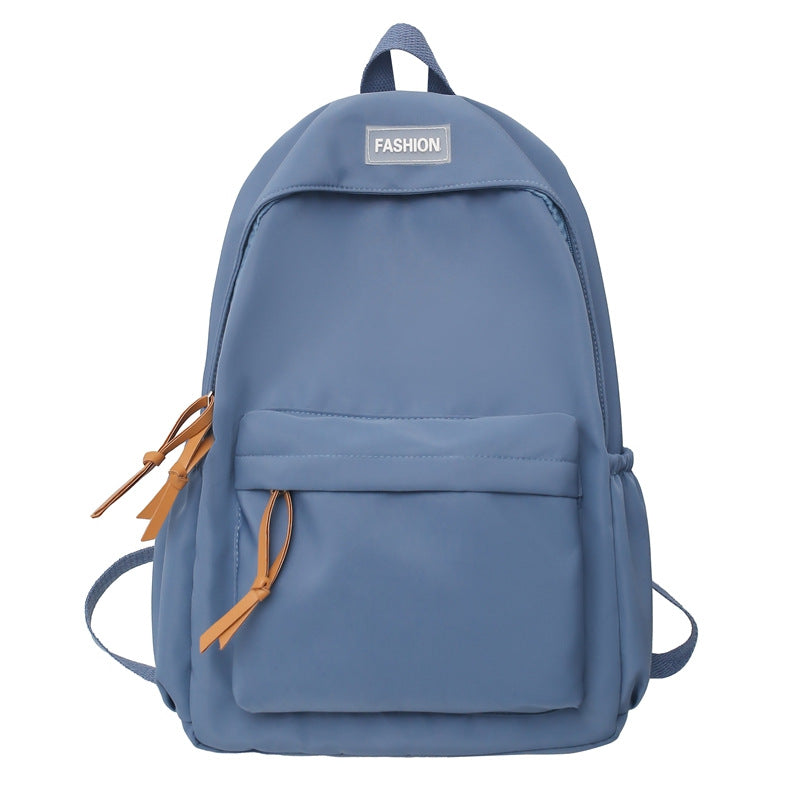 Solid Color Korean Style Early High Backpacks