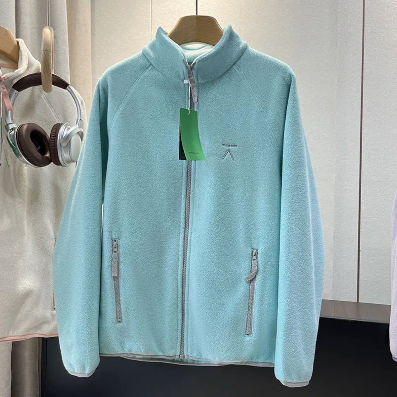 Women's Dopamine Stand Collar Fleece Zipper Polar Sweaters