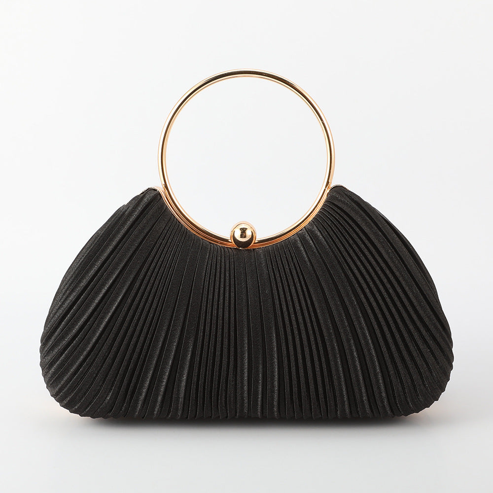 Women's & Men's Pleated Dinner Dress Clutch Retro National Evening Bags