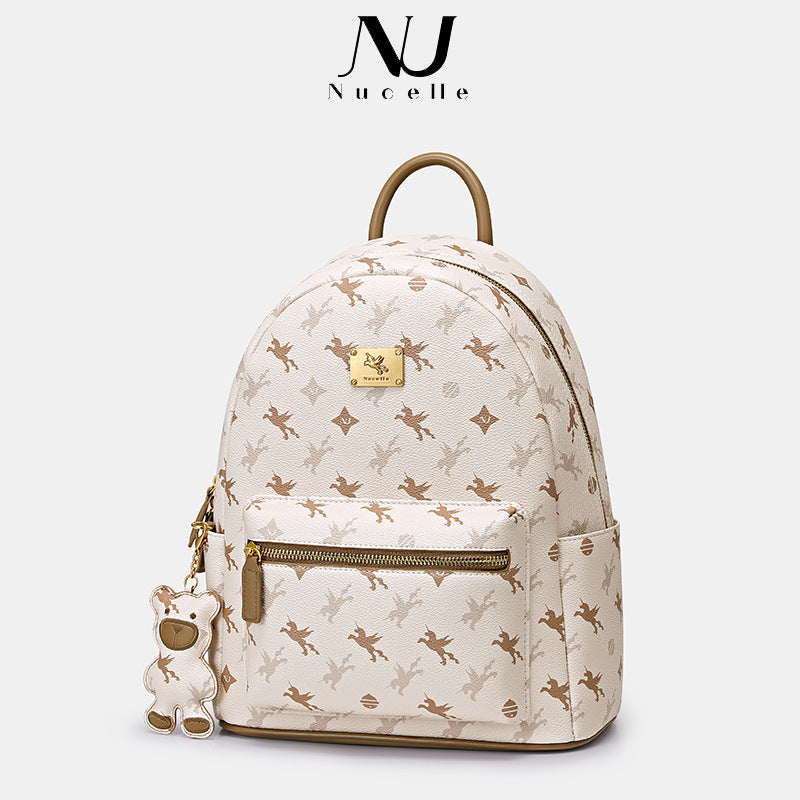 Domestic Foreign Orange College High-grade Waterproof Backpacks