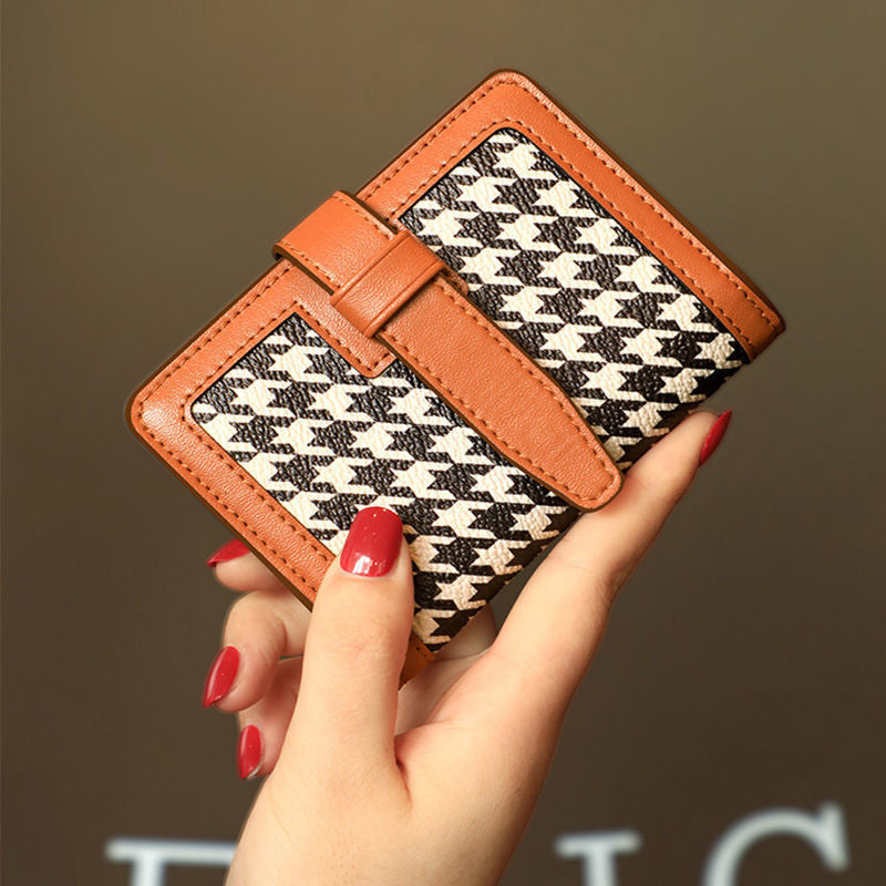 Driving License Female Compact Exquisite Multiple Slots Card Holder