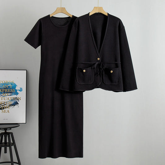 Women's Leisure Loose Fashion Long Two-piece Suits