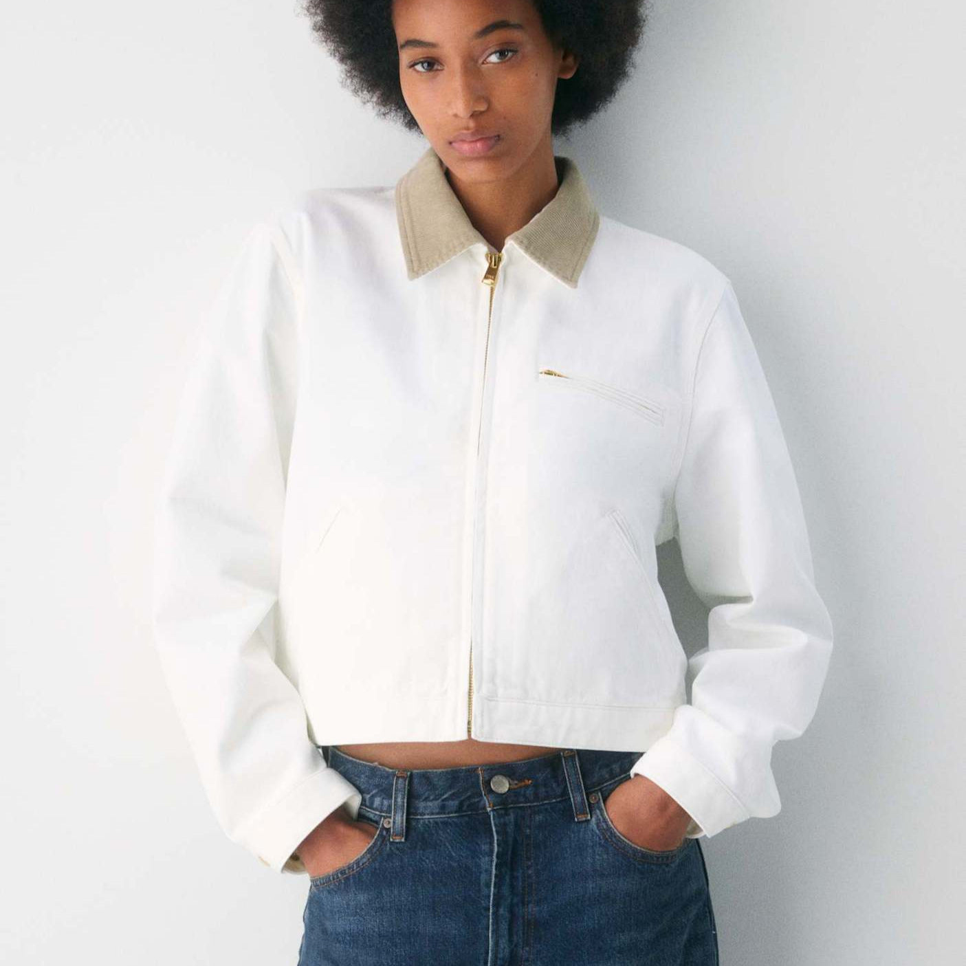 Women's Attractive American Vintage Overalls Simple Coats