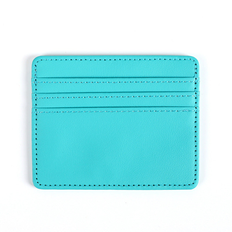 Leather Large Capacity Multiple Slots Female Card Holder